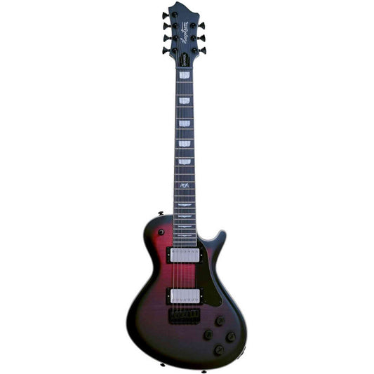 Hagstrom Krona 7-String Electric Guitar - Burnt Blood Finish