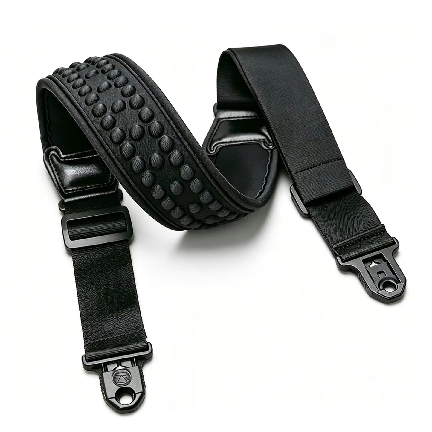 JMC Auto Lock Comfort Series Guitar Strap - Black