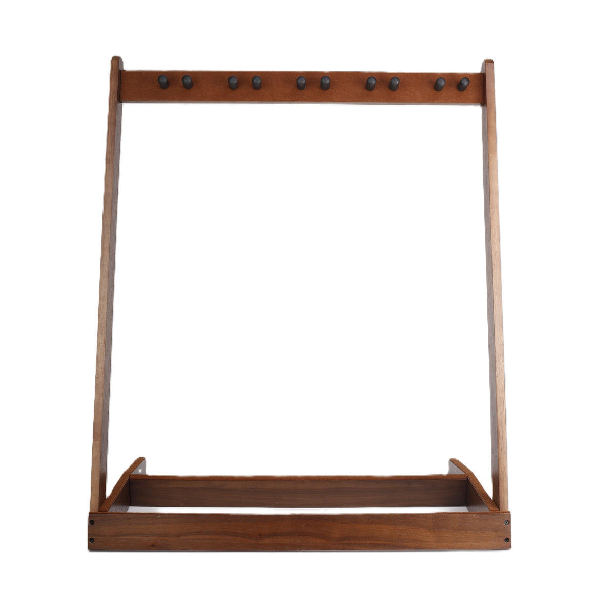 JMC Premium 5 Guitar Wooden Rack - Black Walnut