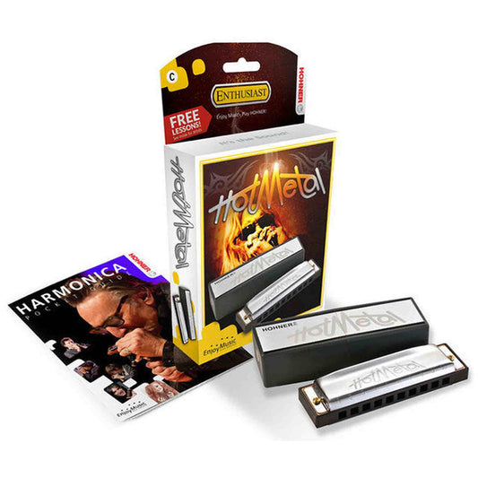 Hohner Hot Metal Harmonica - A Major Diatonic from Joondalup Music Centre