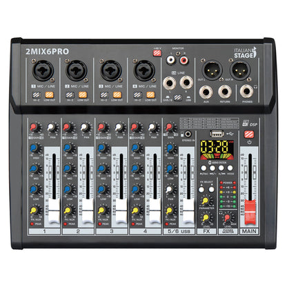 ITALIAN STAGE 2MIX6 PRO Audio Mixer