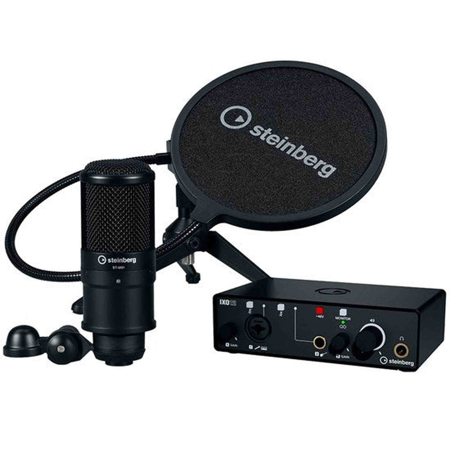 Steinberg IXO Podcast Pack - IXO12 USB Audio Interface - RECORDING - [shop-name]