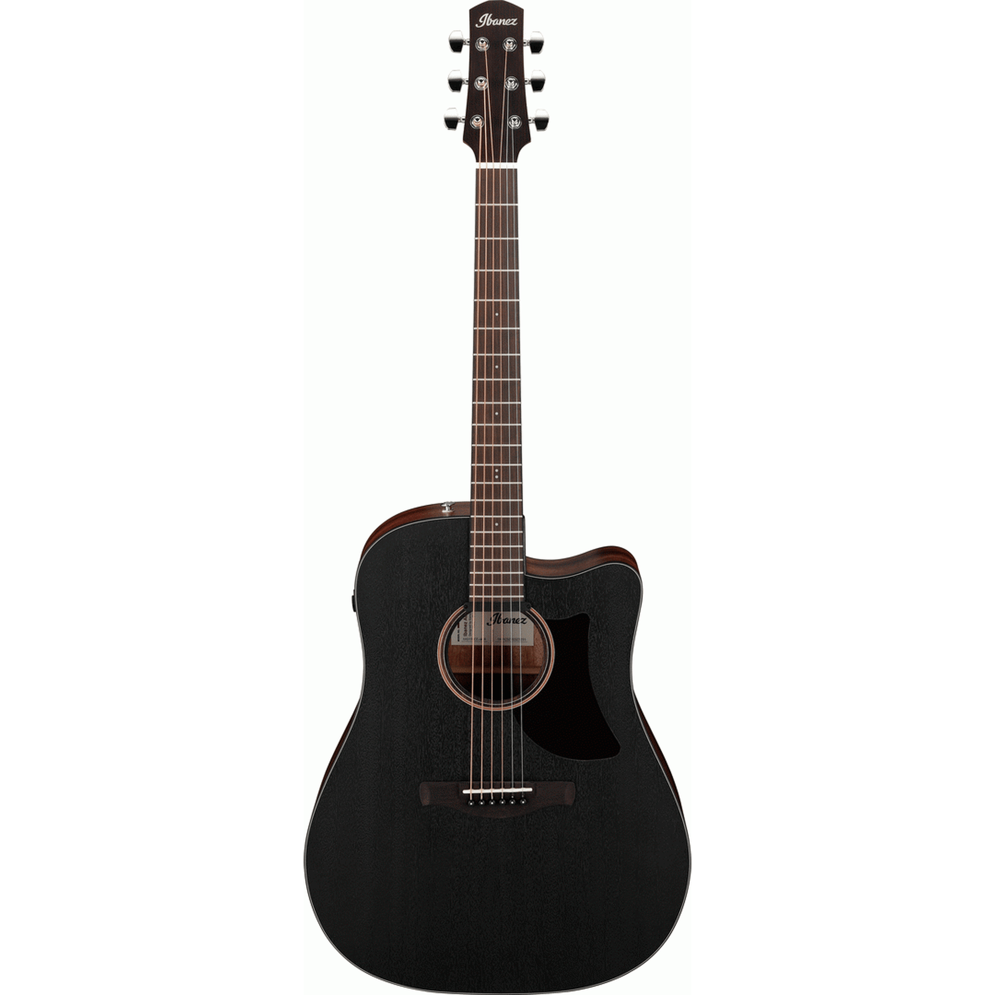 Ibanez AAD190CE WKH Advanced Acoustic - Weathered Black From Joondalup Music Centre
