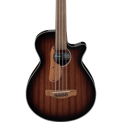 Ibanez AEGB24FE MHS Fretless Acoustic Bass - Sunburst High Gloss from Joondalup Music Centre 4