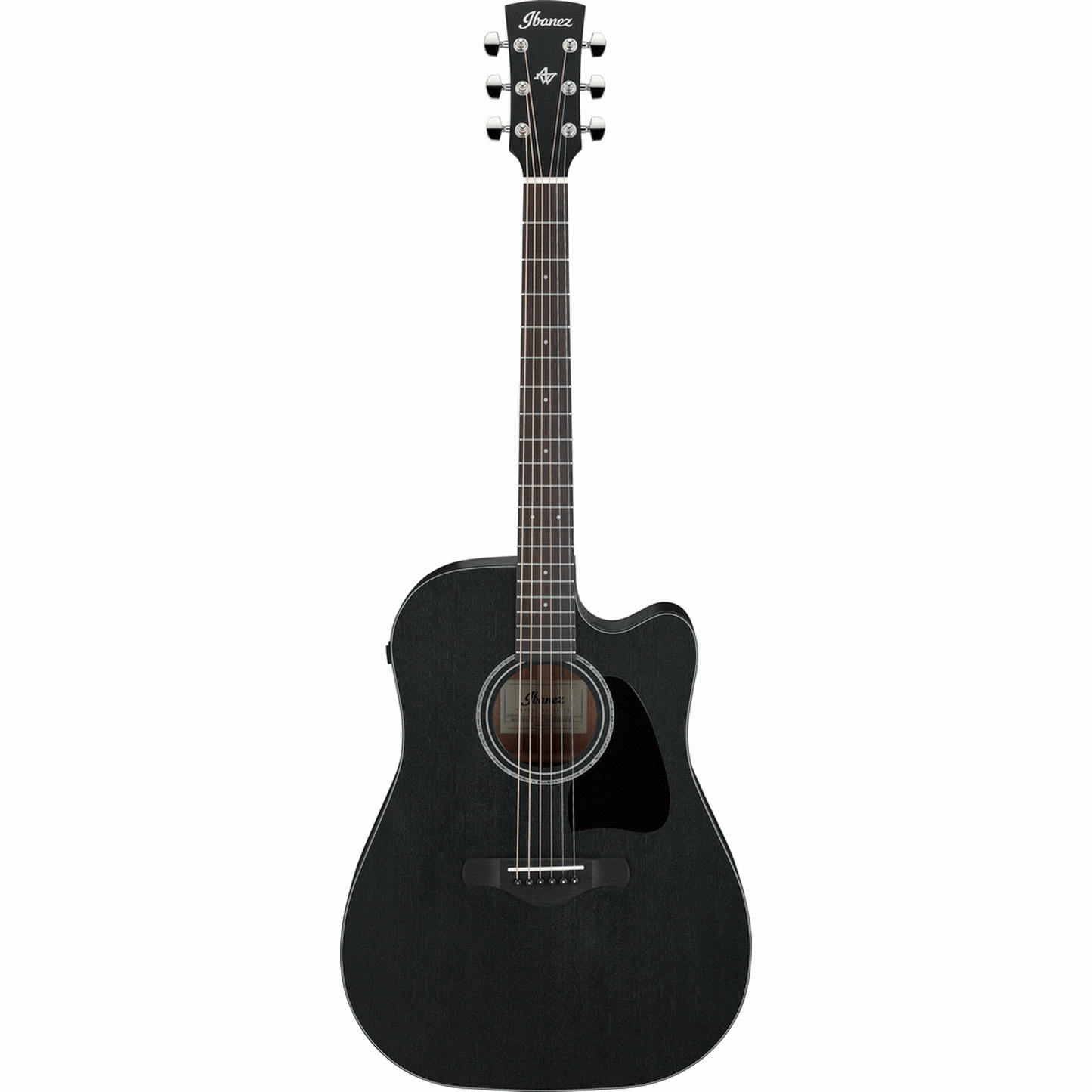 Ibanez AW1040CE Open Pore All Solid Acoustic Guitar - Weathered Black from Joondalup Music Centre