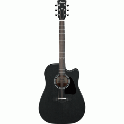 Ibanez AW1040CE Open Pore All Solid Acoustic Guitar - Weathered Black from Joondalup Music Centre