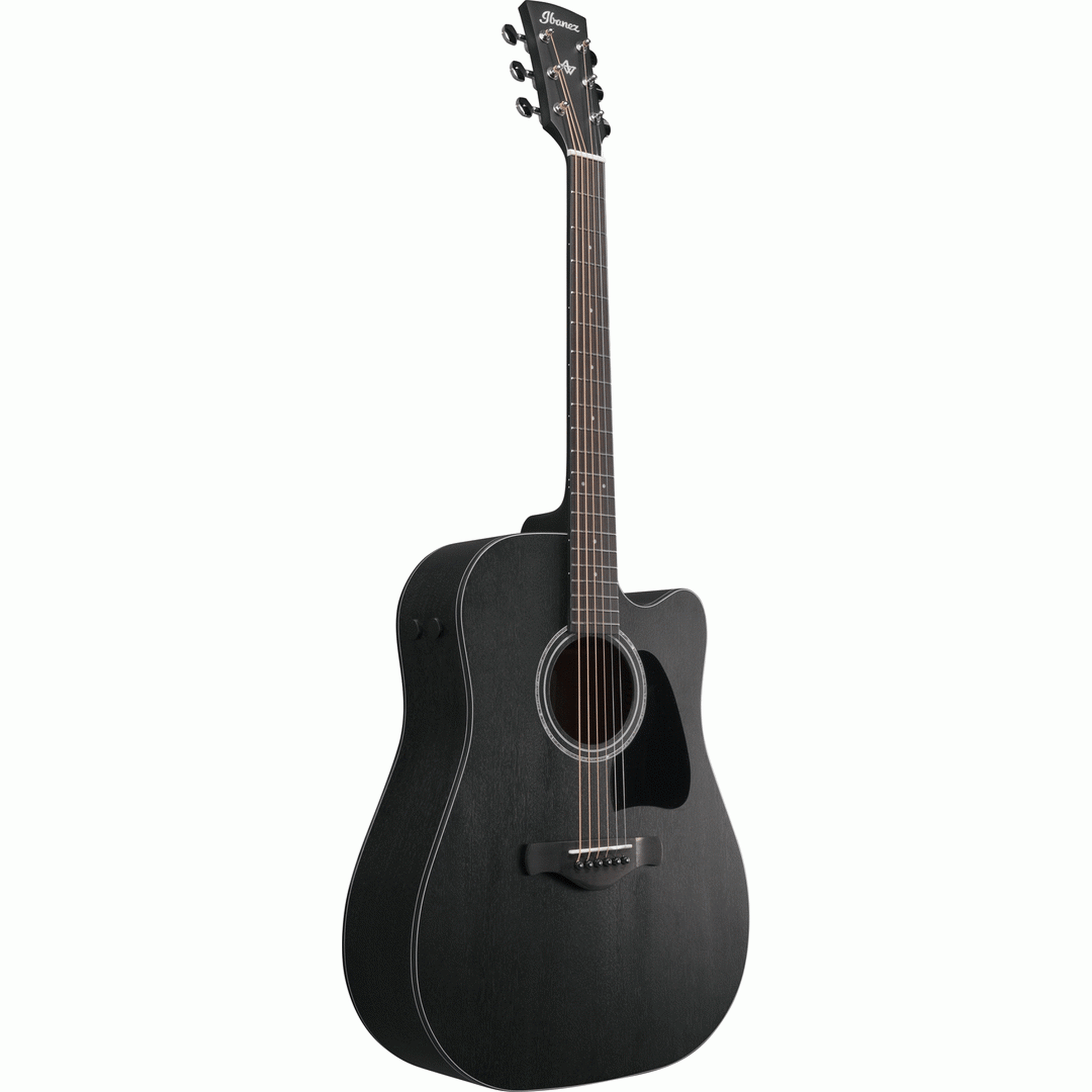 Ibanez AW1040CE Open Pore All Solid Acoustic Guitar - Weathered Black from Joondalup Music Centre 4