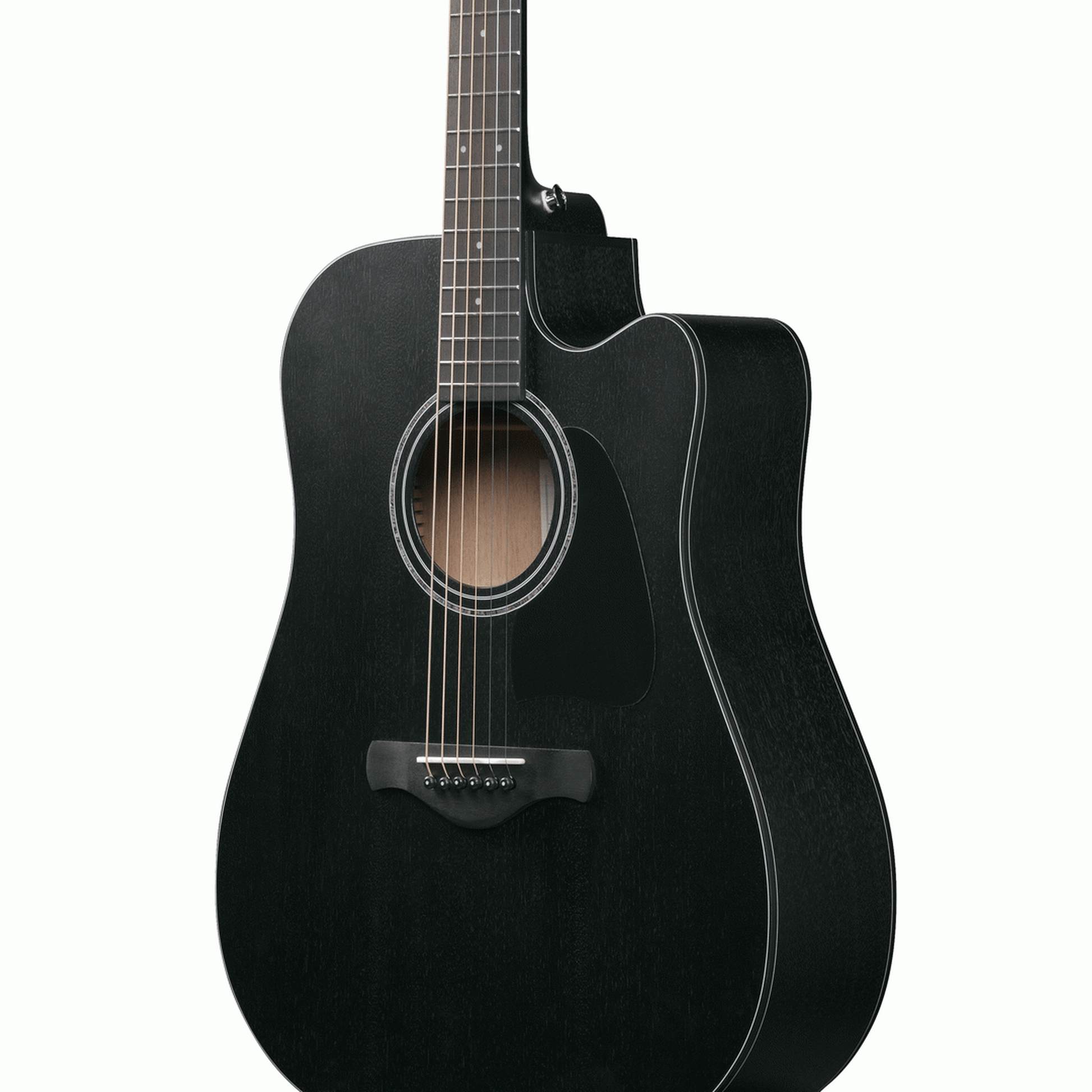 Ibanez AW1040CE Open Pore All Solid Acoustic Guitar - Weathered Black from Joondalup Music Centre 5
