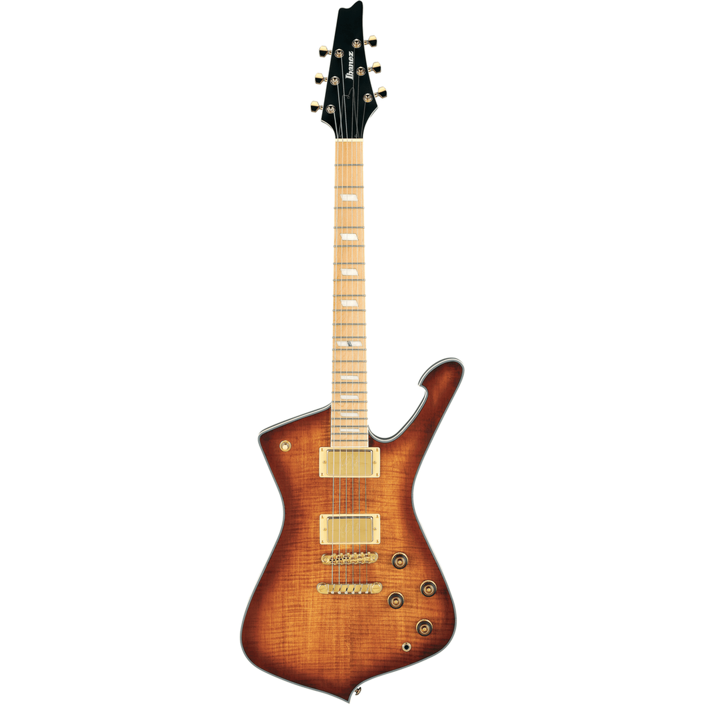 Ibanez IC420FM CML Electric Guitar - Caramel Burst Low Gloss