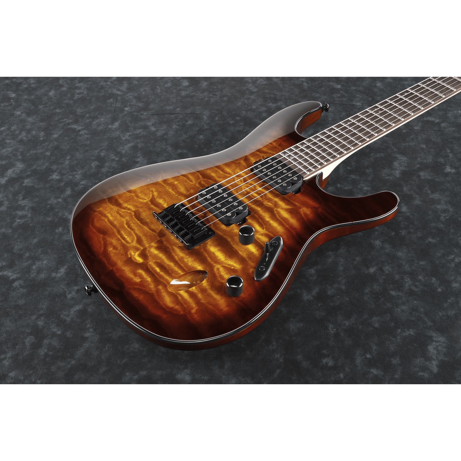 Ibanez S621QM DEB Electric Guitar - Dragon Eye Burst - Joondalup Music Centre 3