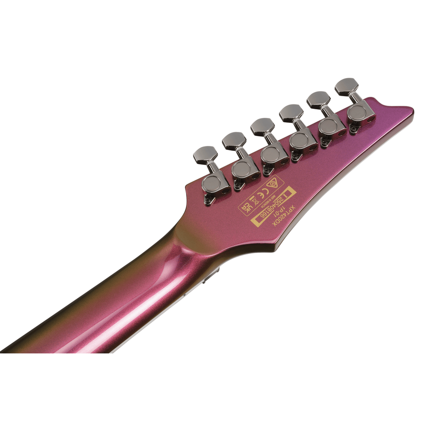 Ibanez Xiphos XPT420DX Electric Guitar - Rose Gold Chameleon 3