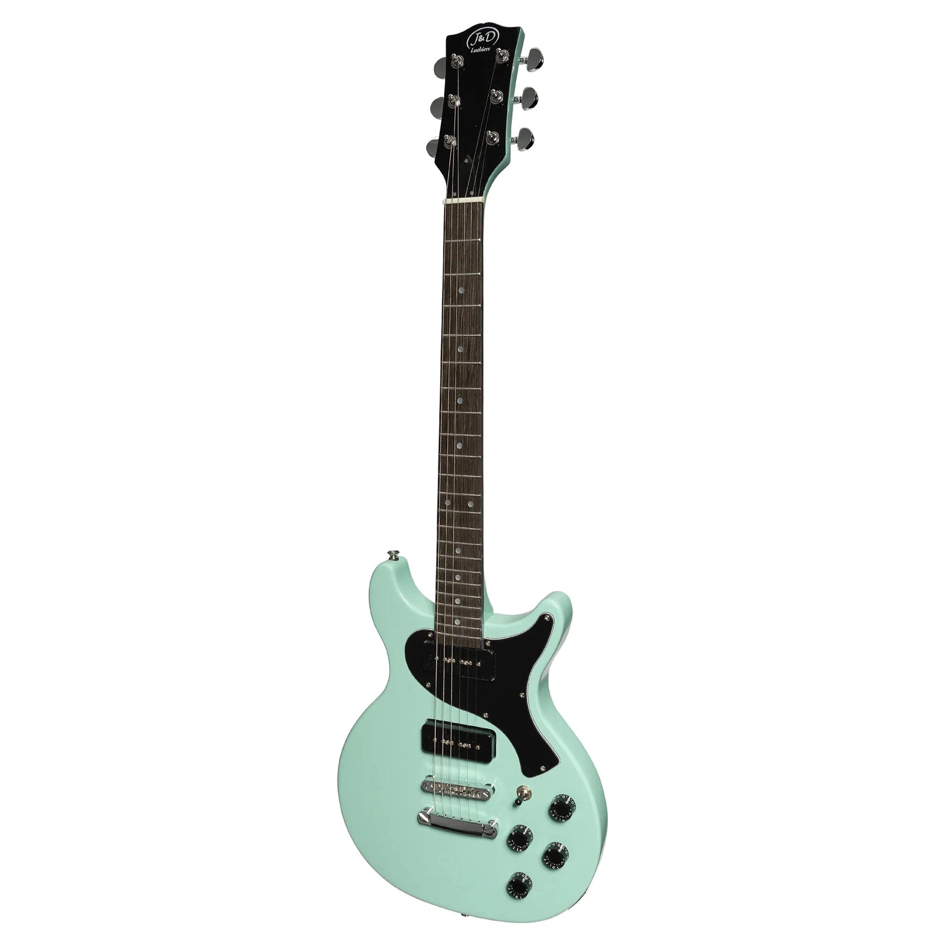 J&D Luthiers LP Junior P-90 Electric Guitar Pack - Blue - ELECTRIC GUITAR - [shop-name]