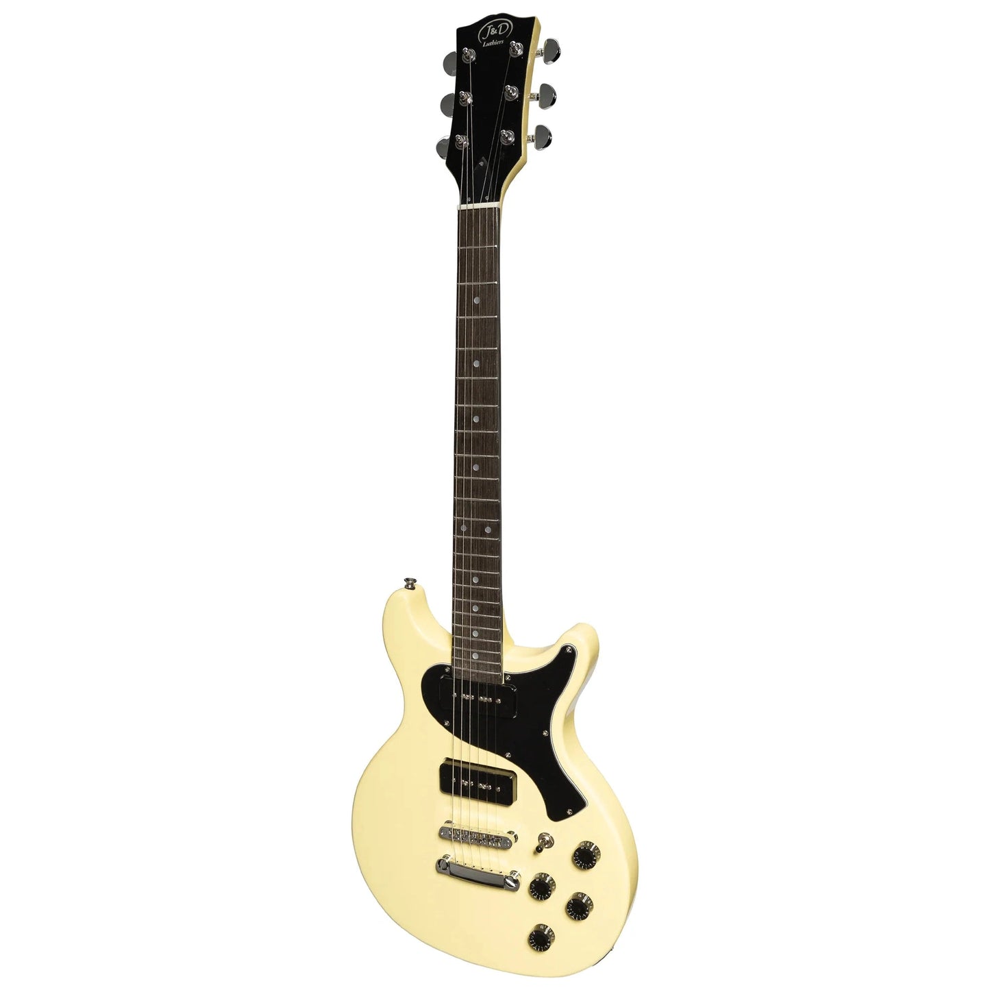 J&D Luthiers LP Junior P-90 Electric Guitar Pack - Cream - ELECTRIC GUITAR - [shop-name]