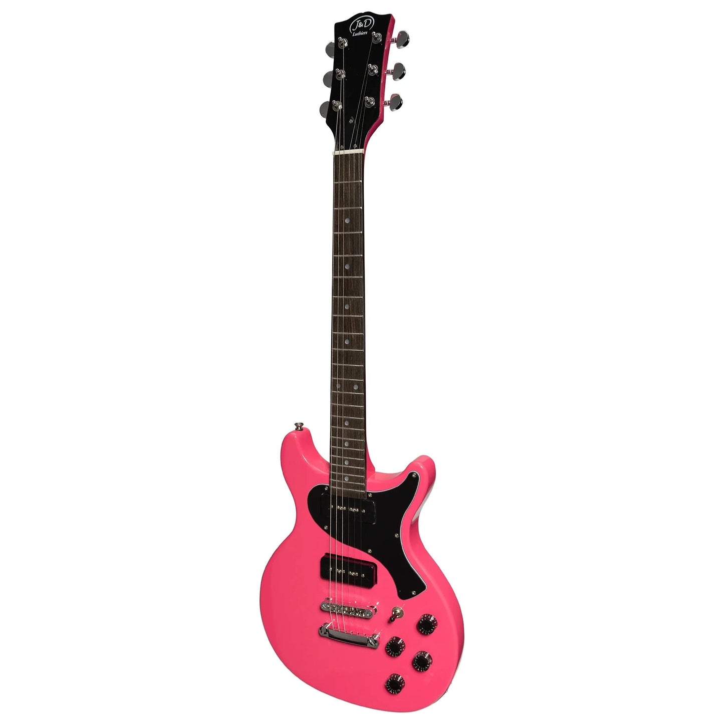 J&D Luthiers LP Junior P-90 Electric Guitar Pack - Pink - ELECTRIC GUITAR - [shop-name]