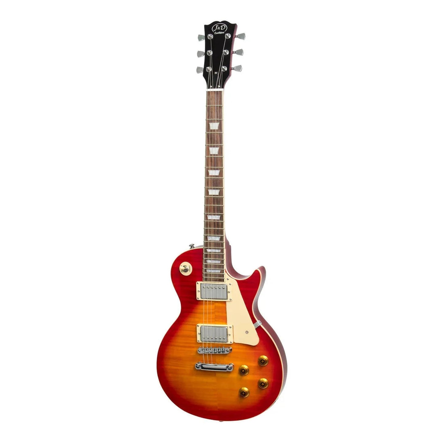 J&D Luthiers LP-Style Electric Guitar Pack - Cherry Sunburst - ELECTRIC GUITAR - [shop-name]