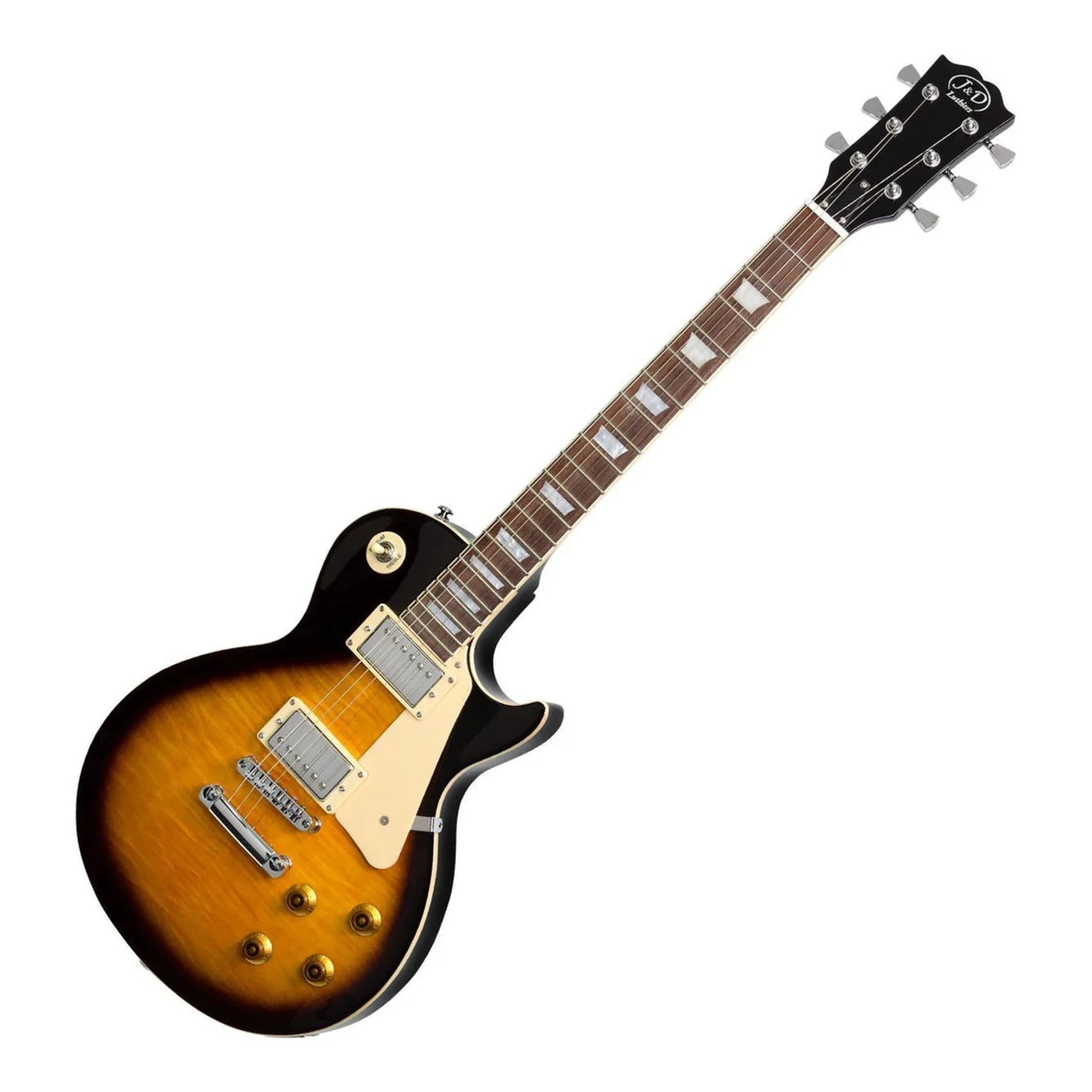 J&D Luthiers LP-Style Electric Guitar - Vintage Sunburst - ELECTRIC GUITAR - [shop-name]