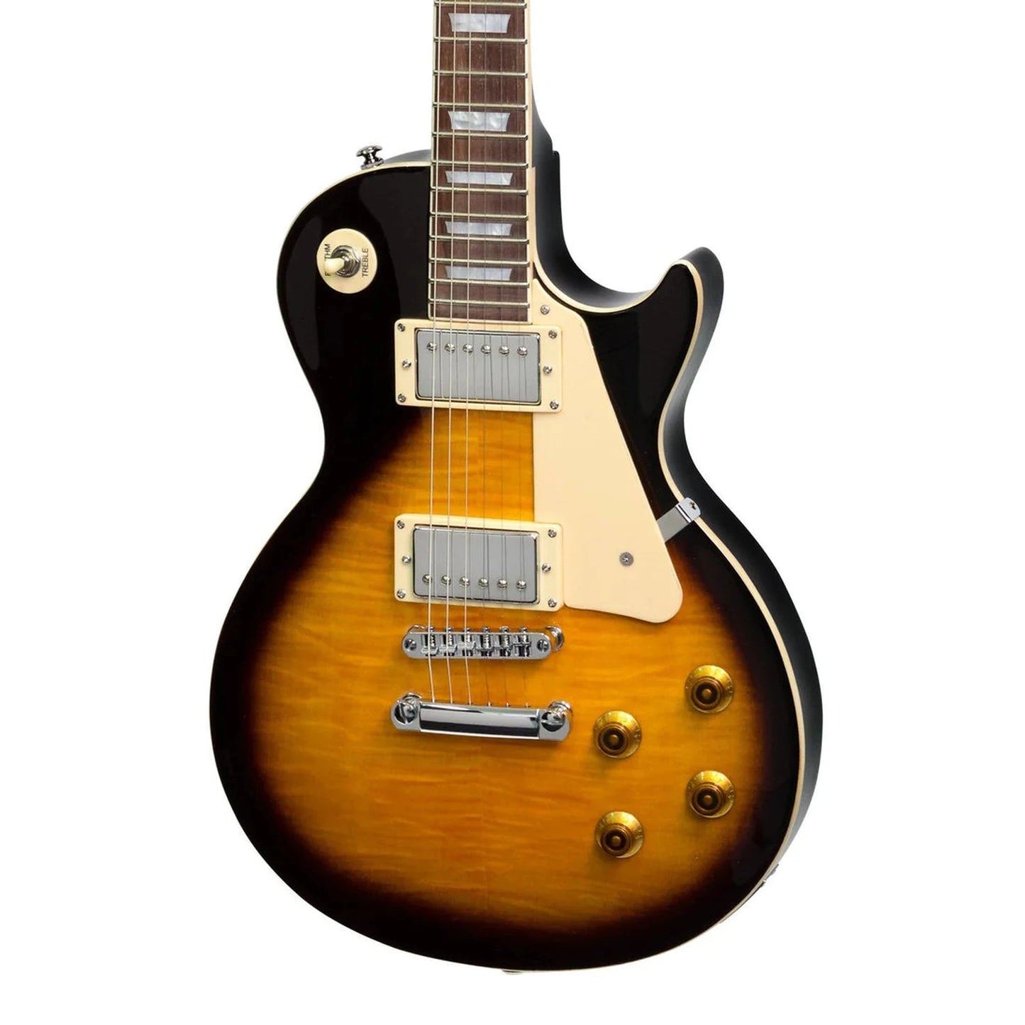 J&D Luthiers LP-Style Electric Guitar - Vintage Sunburst - ELECTRIC GUITAR - [shop-name]