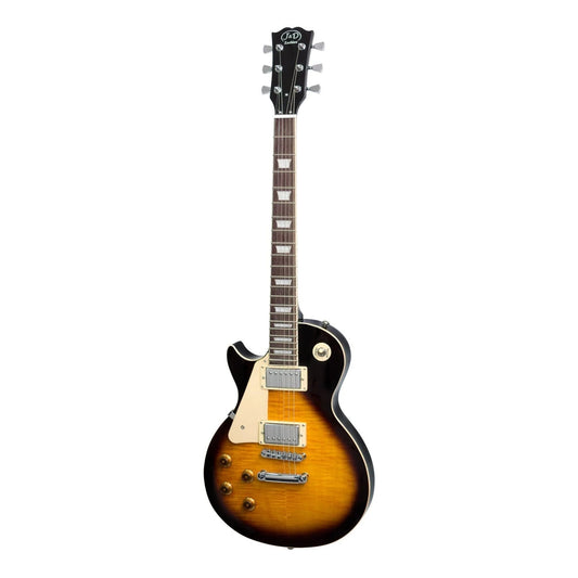 J&D Luthiers LP-Style Left Handed Electric Guitar Pack - Vintage Sunburst - ELECTRIC GUITAR - [shop-name]