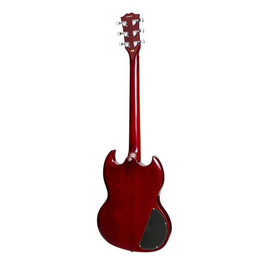 J&D Luthiers SG-Style Left Handed Electric Guitar - Cherry - Joondalup Music Centre back