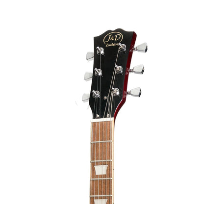 J&D Luthiers SG-Style Left Handed Electric Guitar - Cherry - Joondalup Music Centre