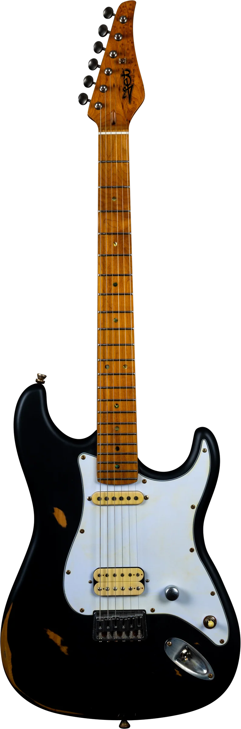 Jet JS-800-RLC-BK Relic HS Electric Guitar - Black