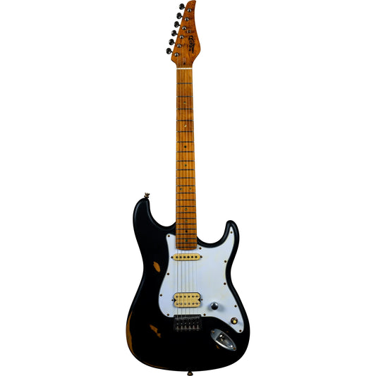 Jet JS-800-RLC-BK Relic HS Electric Guitar - Black