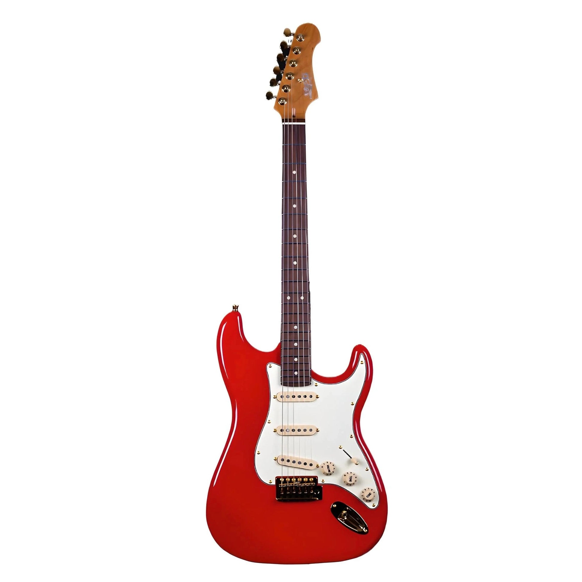JET JS-380-RD-G Electric Guitar - Red - Gold Hardware from Joondalup Music Centre
