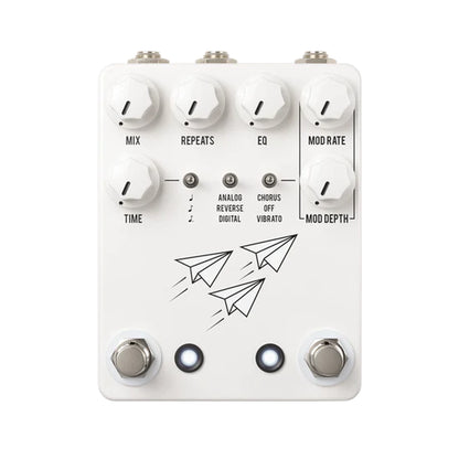 JHS Flight Delay Effects Pedal - White