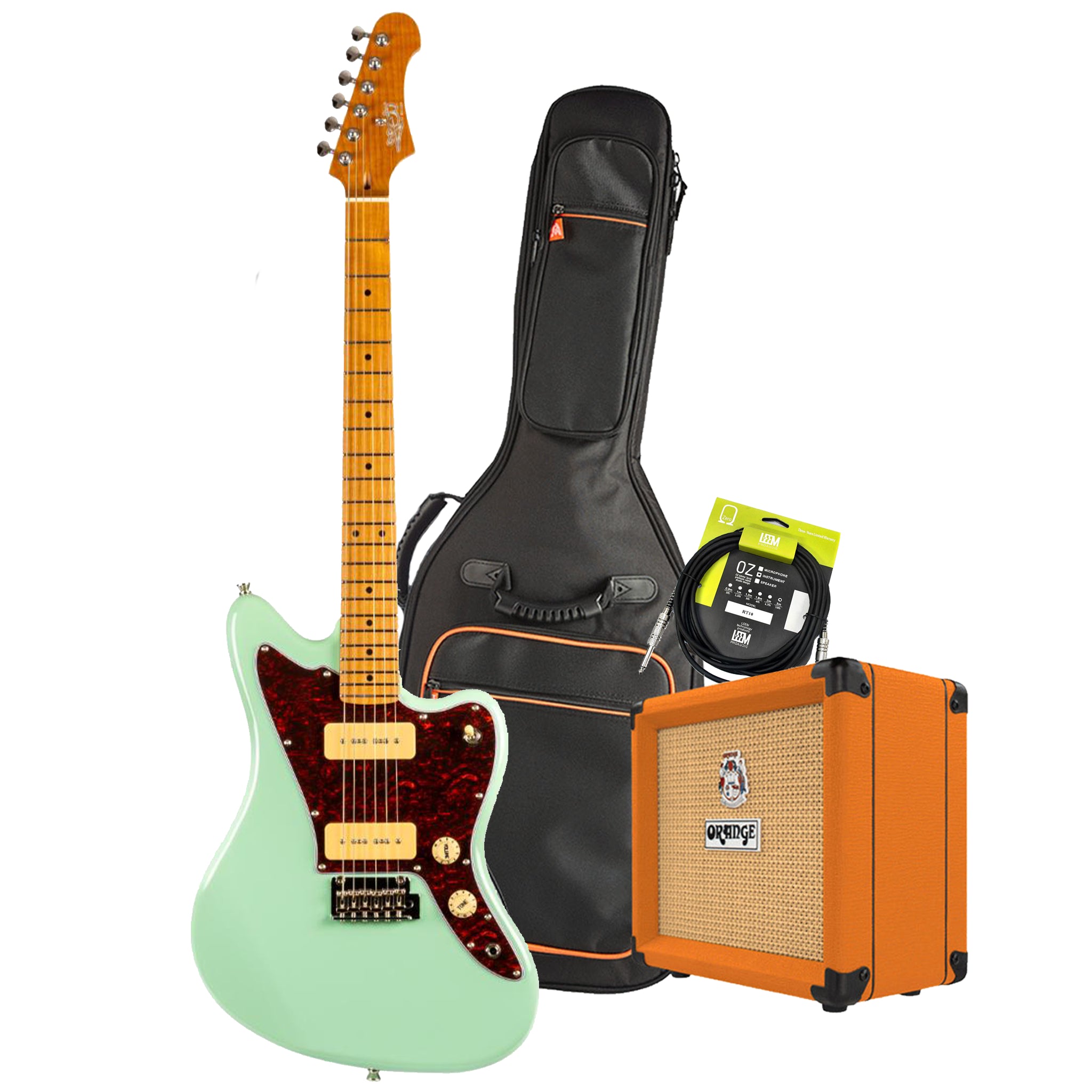 Jet JJ-300 SFG Electric Guitar Pack - Surf Green