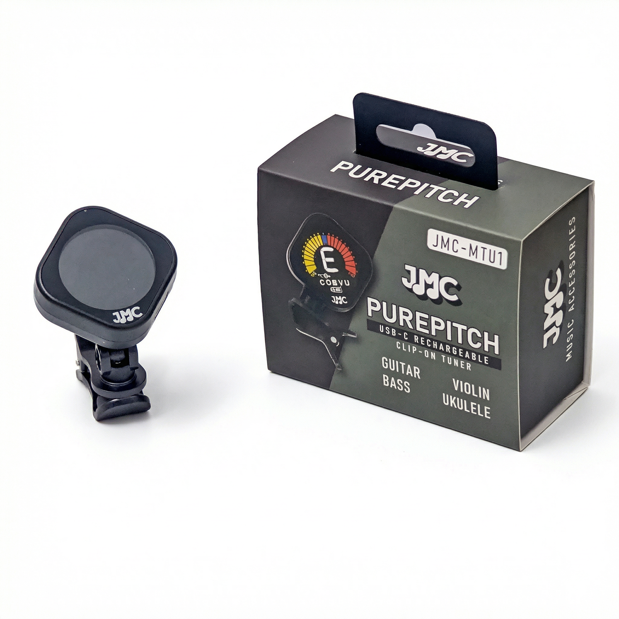 JMC PurePitch USB Rechargable Clip-On Tuner