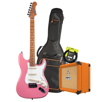 Jet JS-300-BGD Electric Guitar Pack - Burgandy Pink