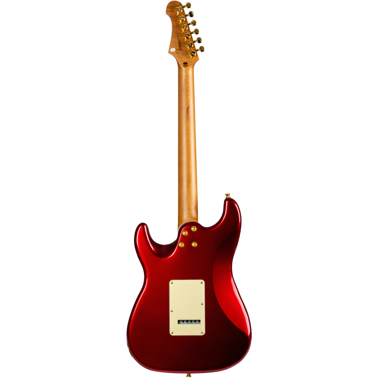 JET JS-480-WR-G Electric Guita - Red- Gold Hardware