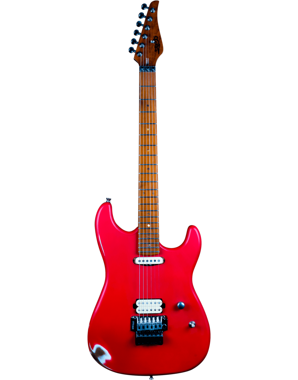 Jet JS-850 FR Relic Electric Guitar HS Roasted MN - Red