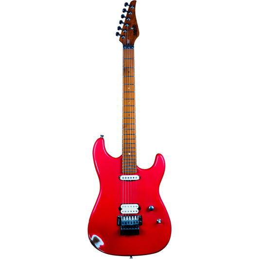 Jet JS-850 FR Relic Electric Guitar HS Roasted MN - Red