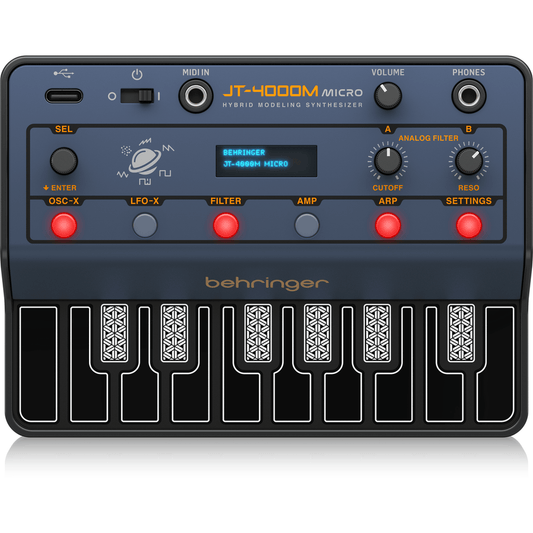Behringer JT-4000M Micro 4-Voice Hybrid Synth-SYNTHERSIZERS-Joondalup Music Centre