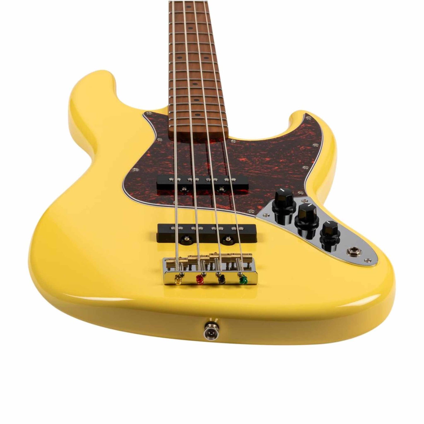 JET JJB-300-VYW Electric Bass Guitar - Vintage Yellow