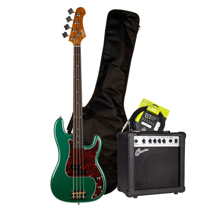 JET JJB-300-SG-R Electric Bass Pack - Sherwood Green