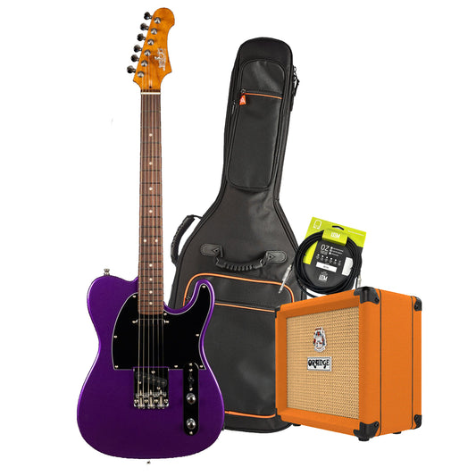 Jet JT-300 PLM-R Electric Guitar Pack - Plum from Joondalup Music Centre