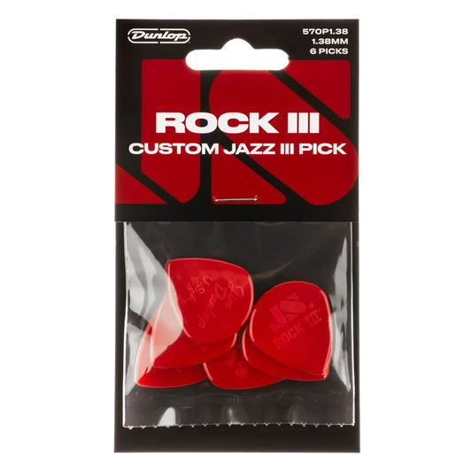 Jim Dunlop Rock III Jazz III Custom Player's Pick Pack