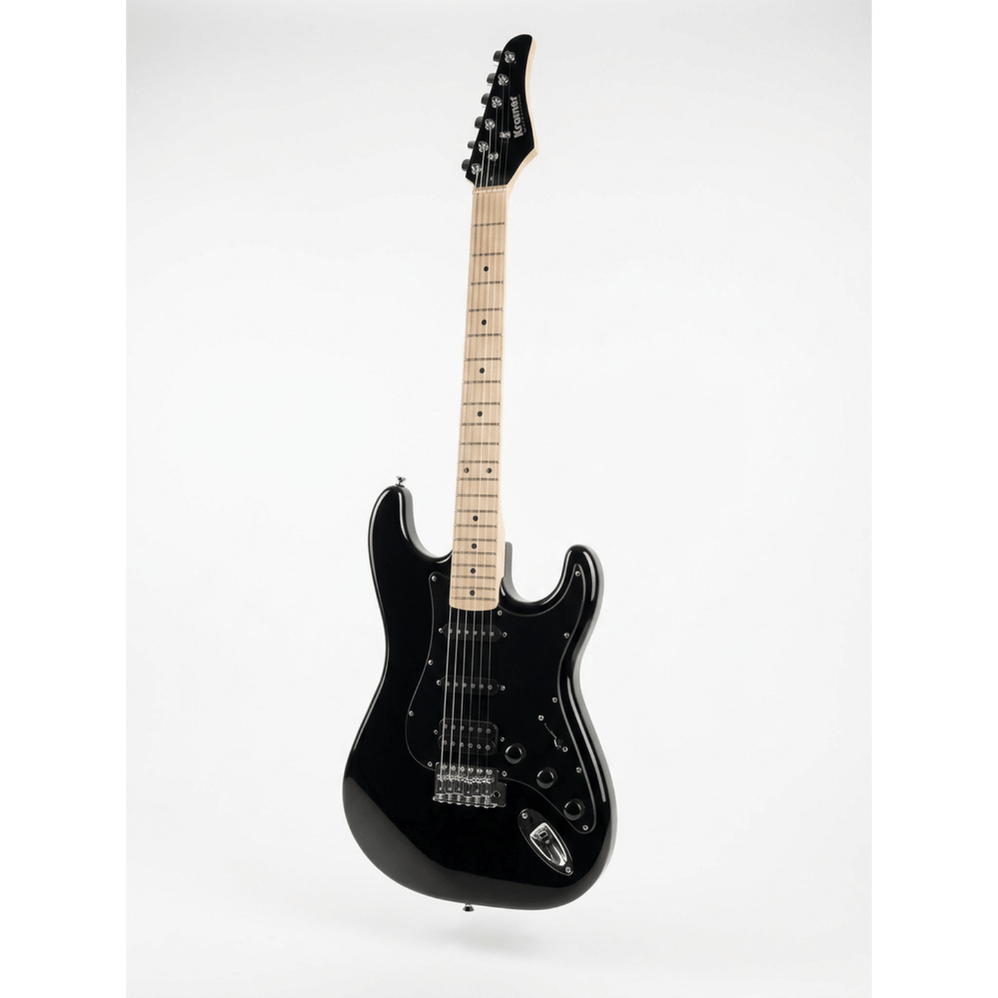 Kramer Focus VT-211S Electric Guitar - Black w/Black Guard