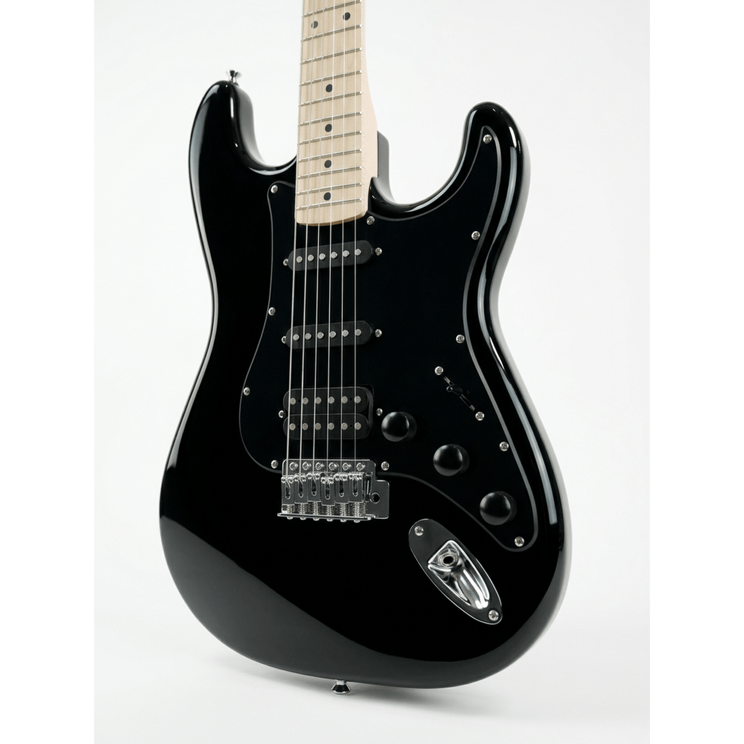 Kramer Focus VT-211S Electric Guitar - Black w/Black Guard