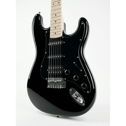Kramer Focus VT-211S Electric Guitar - Black w/Black Guard