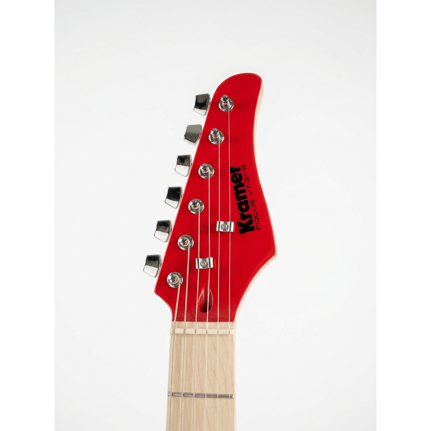 Kramer Focus VT-211S Electric Guitar - Red w/Black Guard