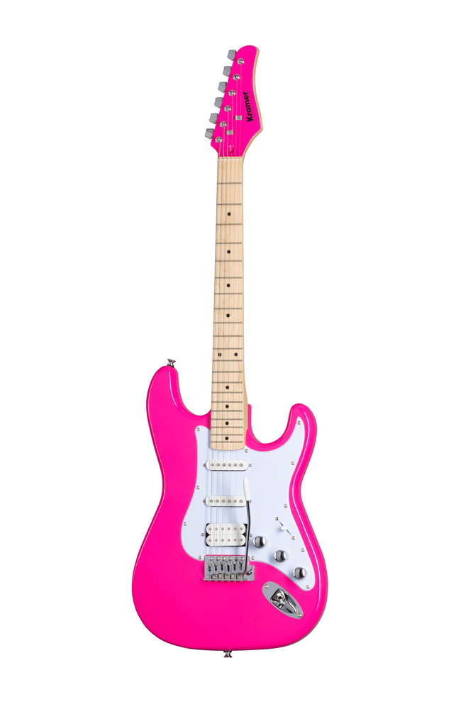 Kramer Focus VT-211S Electric Guitar - Hot Pink