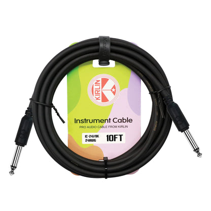 Kirlin Entry 24 Instrument Cable Black - 10ft