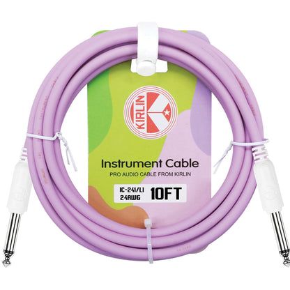 Kirlin Entry 24 Instrument Cable Lilac Purple - 10ft