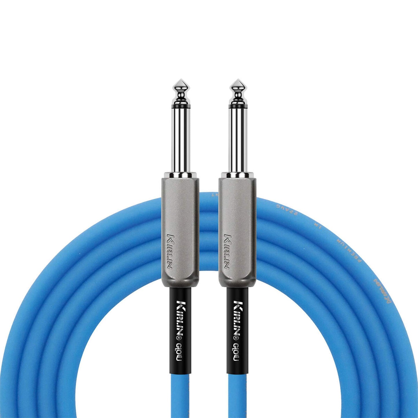 Kirlin 10ft Glow Instrument Cable - Royal Sapphire