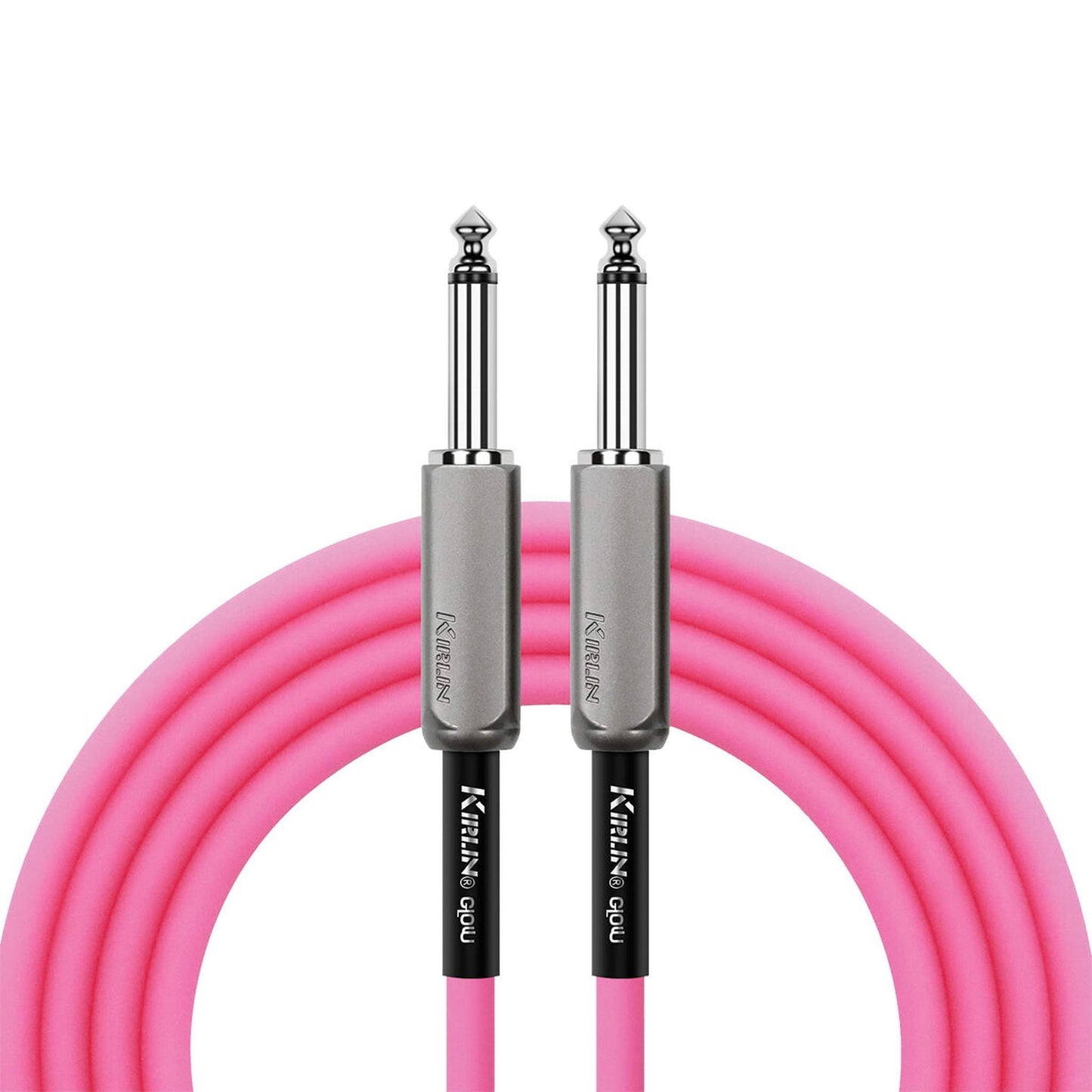 Kirlin 10ft Glow Instrument Cable - Rose Glow