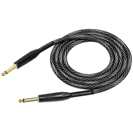 KIRLIN 10FT PREMIUM PLUS WAVE CABLE - BLACK - Joondalup Music Centre
