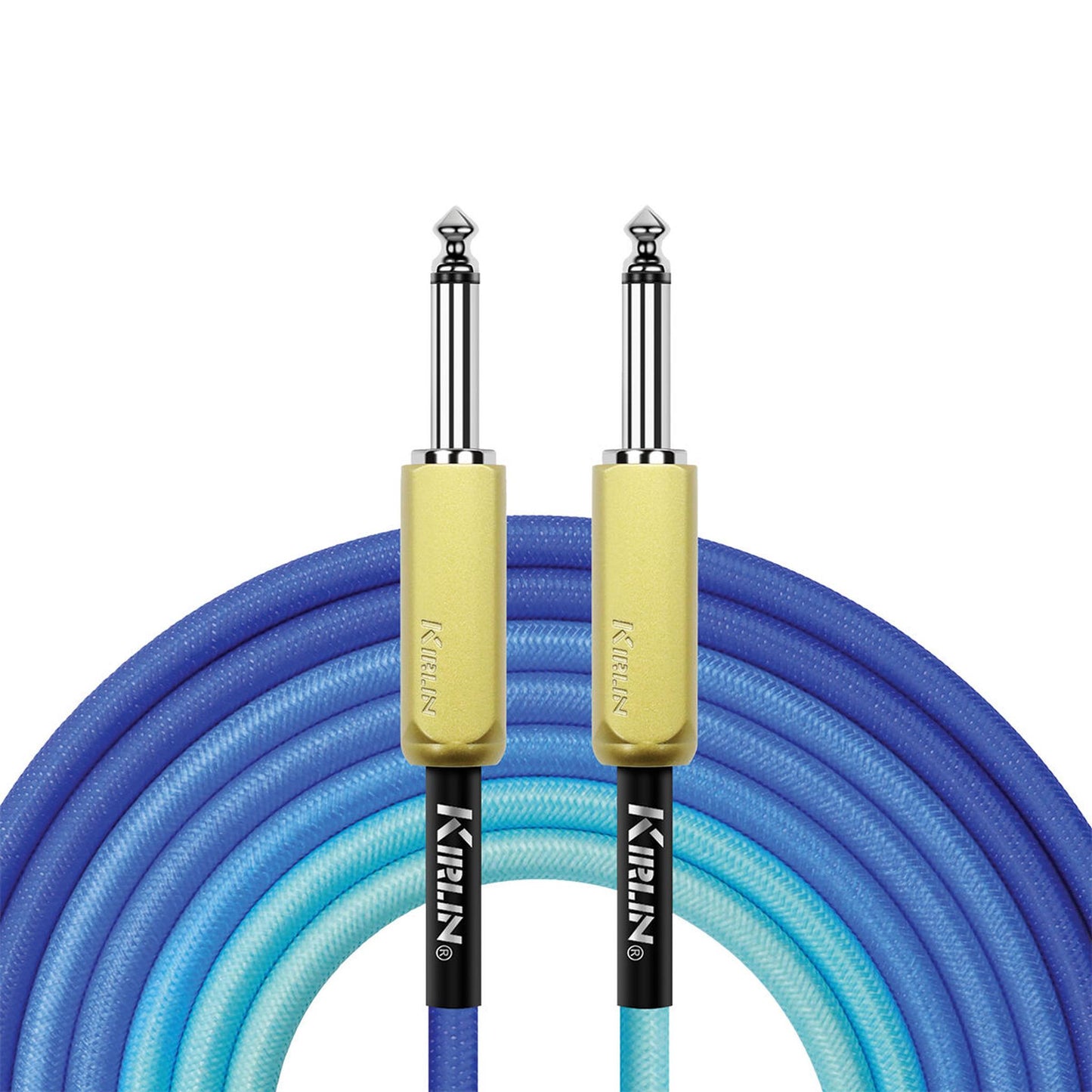 Kirlin 10ft Gradient Instrument Cable - Blue
